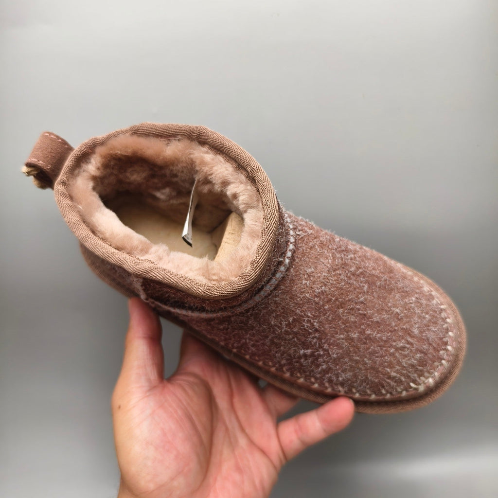 Brown Suede Back Strap Ankle Boots — New Arrival | In Stock