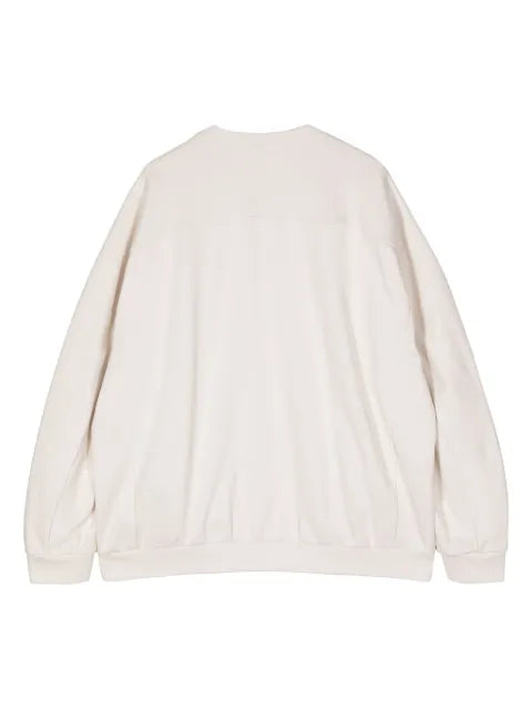 Attachment crew-neck sweatshirt