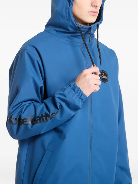 Horsefeathers Argon logo-patch hooded jacket