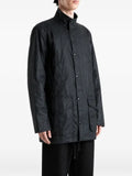 Barbour waxed-finish multi-pocket jacket