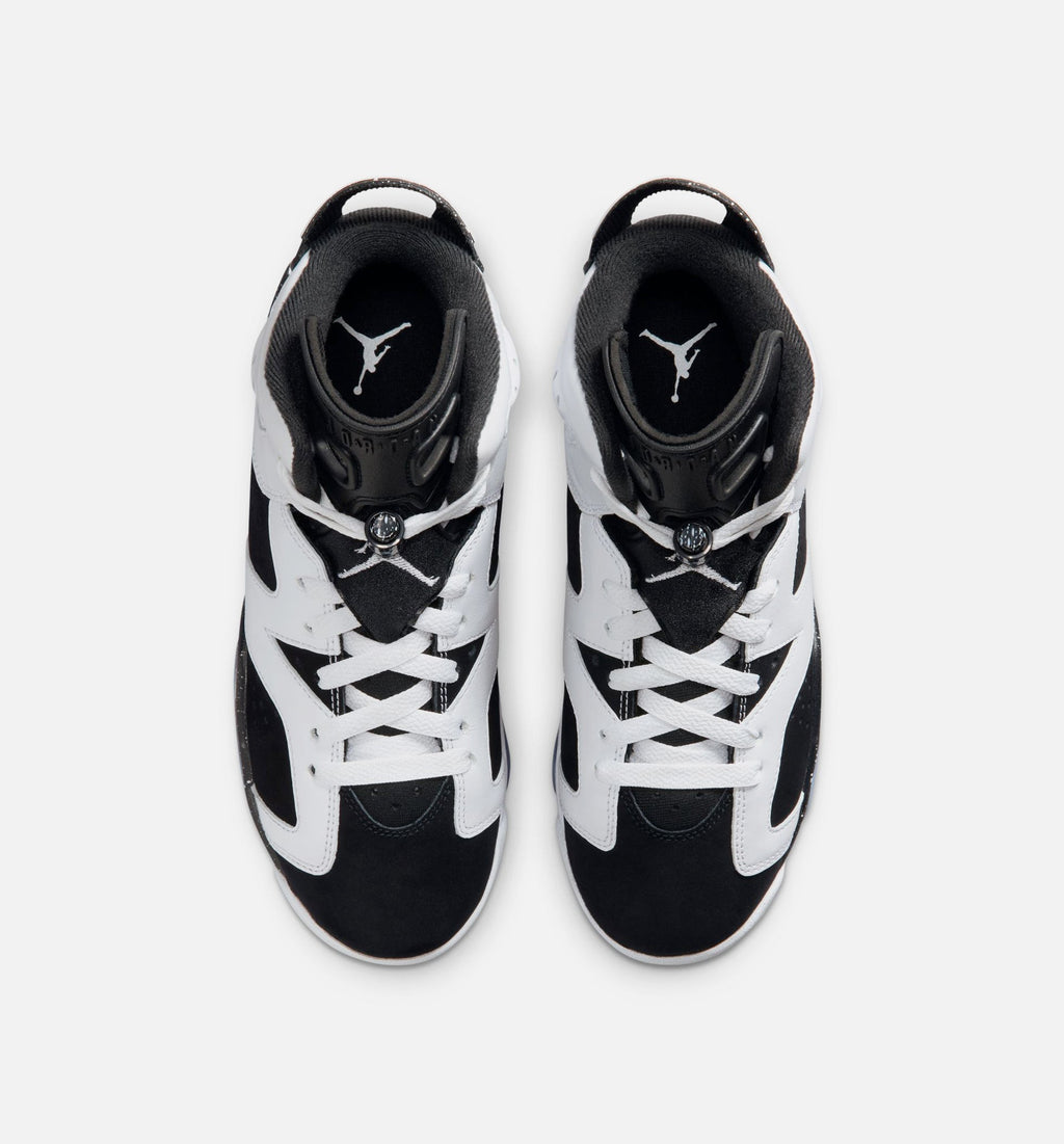 Air Jordan 6 Retro Black and White | Grade School Lifestyle Shoe | Black/White