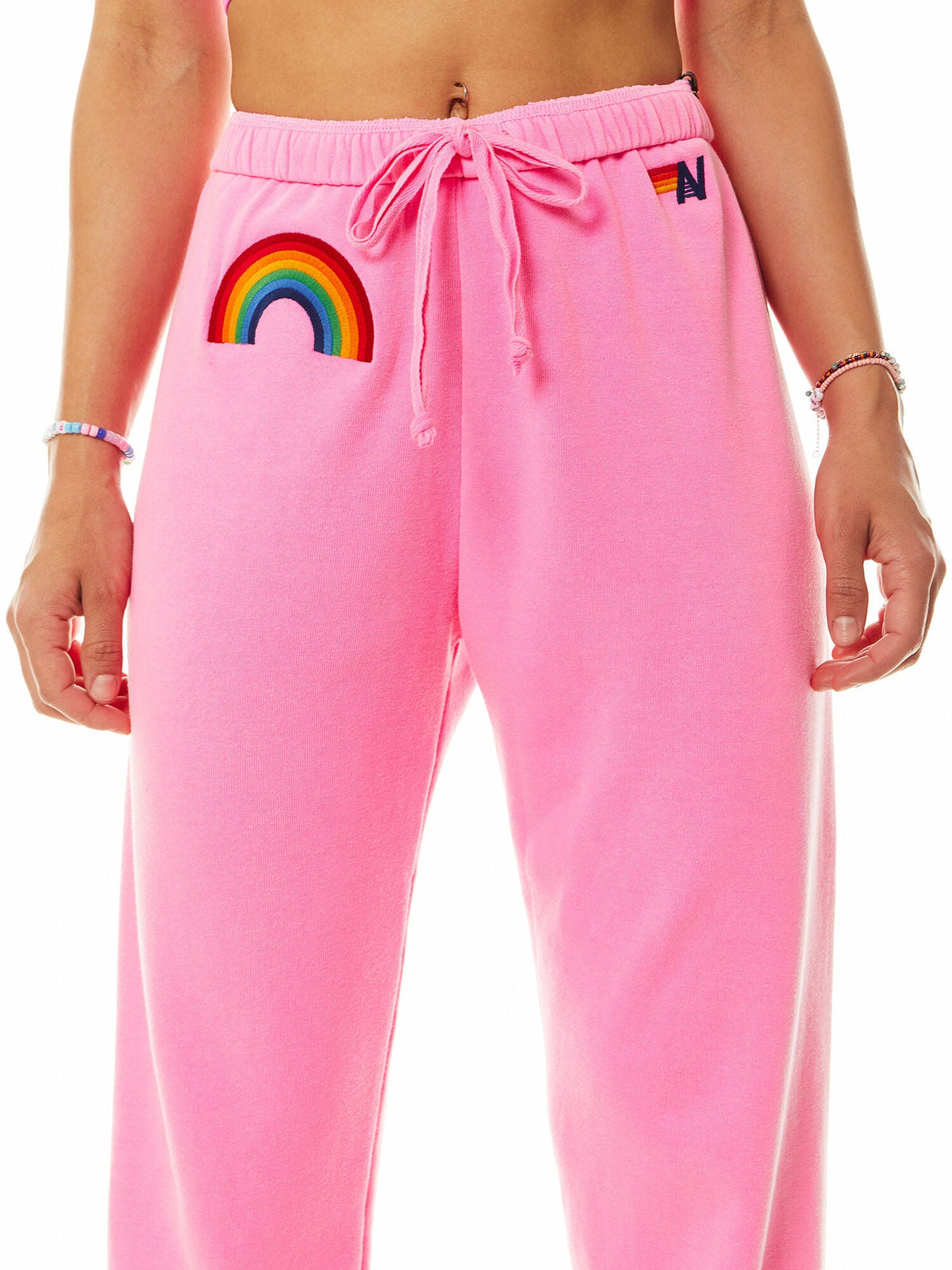 RAINBOW EMBROIDERY SWEATPANT