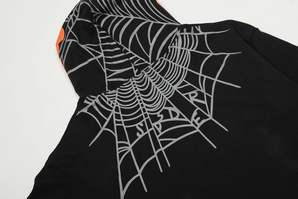 Sp5der Spiderweb Graphic Hoodie & Jogger Matching Set